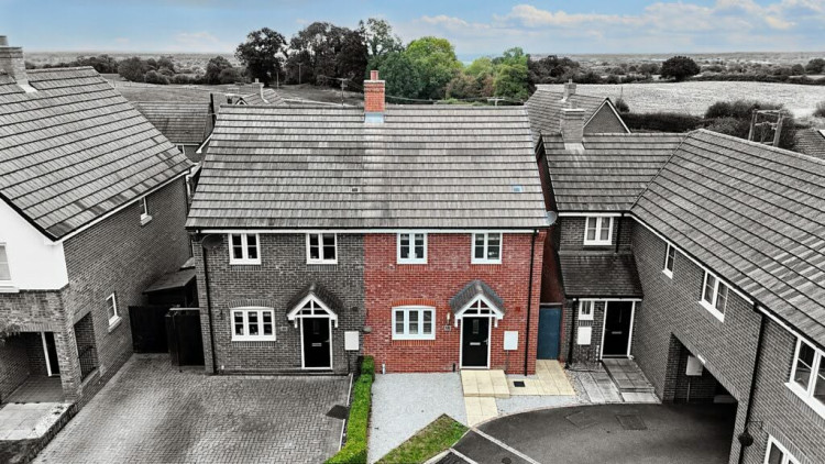 The three-bedroom semi-detached home on Beech Avenue, Woore (Photo: James Du Pavey).